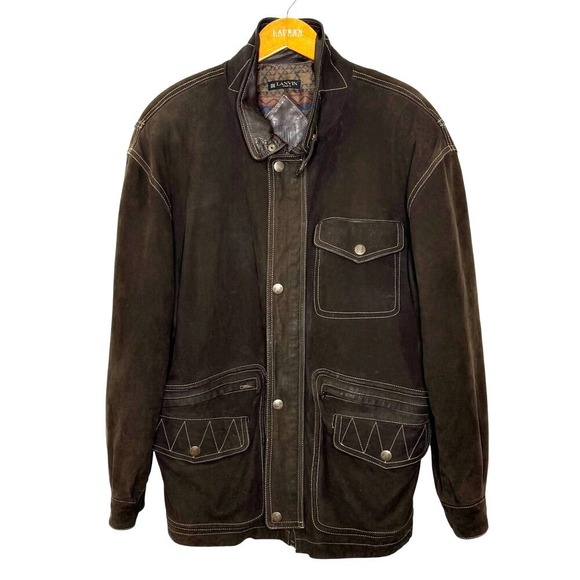 Vintage Lanvin leather coat‎